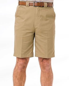 Expandaband Waist Shorts - Dark Beige
