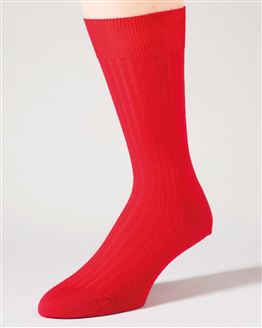 Pure Wool Red Ankle Socks