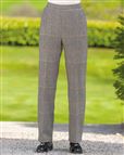 Radwell Checked Pull On Wool Blend Trousers