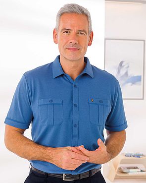 Gabicci Mens Jersey Short Sleeve Polo Shirt - Royal Blue
