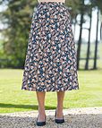 Tilly Floral Pure Cotton A Line Lined Skirt