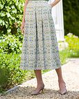Molly Floral Pure Cotton Soft Pleated Skirt